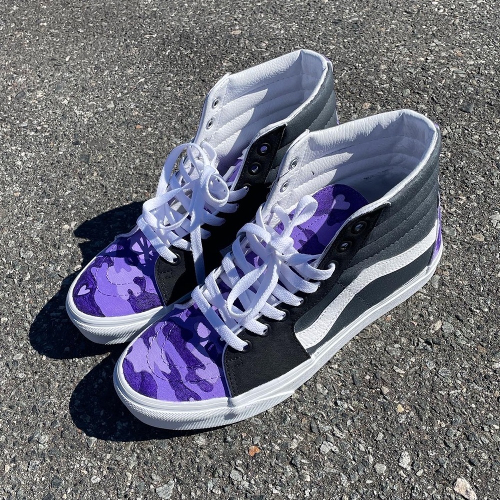 Purple Camo Vans